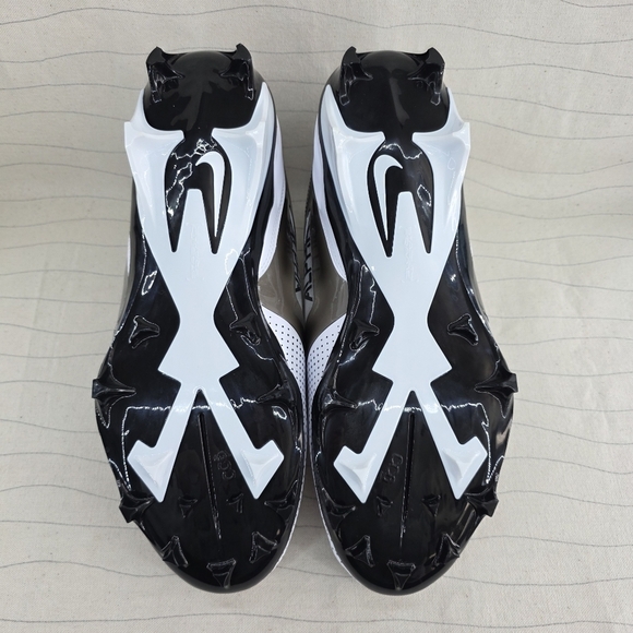 Nike Mens Air Alpha Menace 4 Pro Football Cleats Black White FZ7702-105 Sz 12.5 main image 7